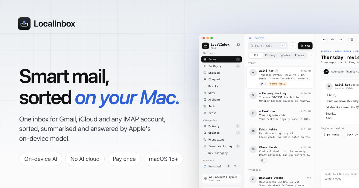 LocalInbox screenshot 1 of 5